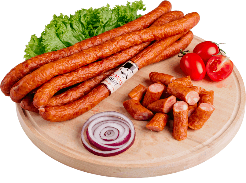 Cabanos sausages with cheese
