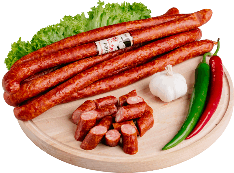 Traditional cabanos sausages